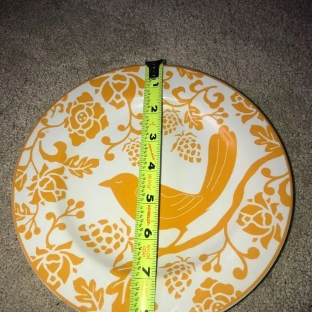 Pier 1 Stoneware Yellow‎ Bird Salad Dessert Plate